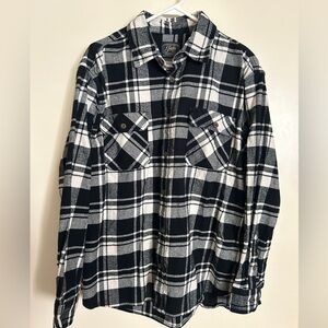 Jachs Black and White Plaid Shirt Jacket Shacket